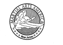 MARTIAL ARTS AMERICA THE FAMILY CLUB NEW JERSEY trademark