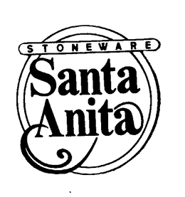 SANTA ANITA STONEWARE trademark