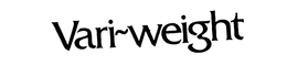 VARI-WEIGHT trademark