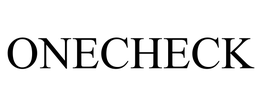 ONECHECK trademark