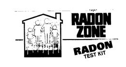 RADON ZONE RADON TEST KIT trademark