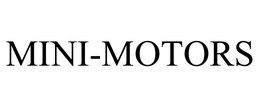 MINI-MOTORS trademark