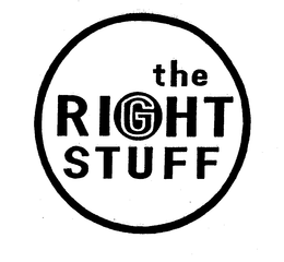 THE RIGHT STUFF trademark