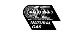 FUELED BY CLEAN-BURNING NATURAL GAS trademark
