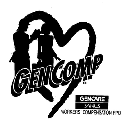 GENCOMP GENCARE SANUS WORKERS' COMPENSATION PPO trademark