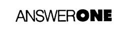 ANSWER ONE trademark