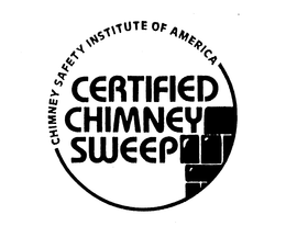 CERTIFIED CHIMNEY SWEEP CHIMNEY SAFETY INSTITUTE OF AMERICA trademark