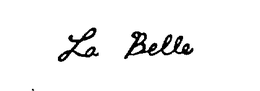 LA BELLE trademark