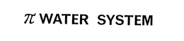 WATER SYSTEM trademark