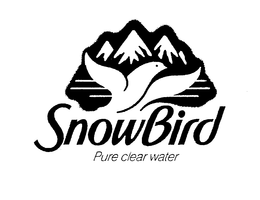 SNOWBIRD PURE CLEAR WATER trademark