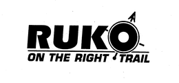 RUKO ON THE RIGHT TRAIL trademark