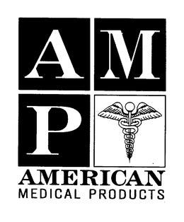 A M P AMERICAN MEDICAL PRODUCTS trademark