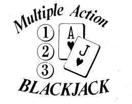 MULTIPLE ACTION BLACKJACK 123 AJ trademark