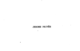 JEROME PRIVEE trademark