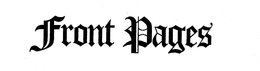 FRONT PAGES trademark