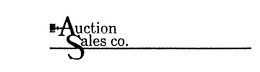 AUCTION SALES CO. trademark