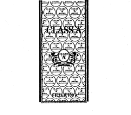 CLASS 'A' CLASS 'A' QUALITY CIGARETTES FILTER 100'S trademark