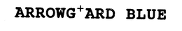 ARROWG+ARD BLUE trademark