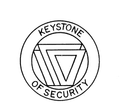 KEYSTONE OF SECURITY trademark