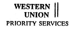 WESTERN UNION PRIORITY SERVICES trademark