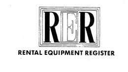RER RENTAL EQUIPMENT REGISTER trademark