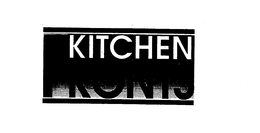 KITCHEN FRONTS trademark