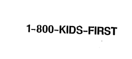 1-800-KIDS-FIRST trademark
