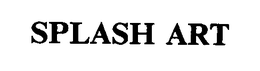 SPLASH ART trademark