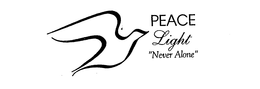 PEACE LIGHT "NEVER ALONE" trademark