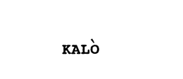 KALO trademark