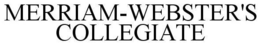 MERRIAM-WEBSTER'S COLLEGIATE trademark