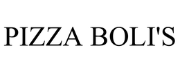 PIZZA BOLI'S trademark