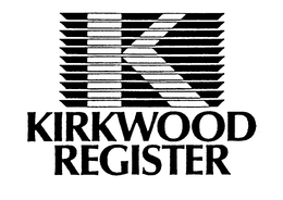 K KIRKWOOD REGISTER trademark