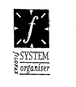 F FILOFAX SYSTEM ORGANISER trademark