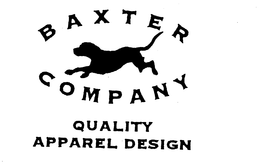 BAXTER COMPANY QUALITY APPAREL DESIGN trademark