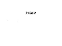 HIQUE trademark