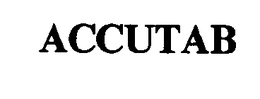 ACCUTAB trademark