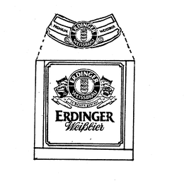 PREMIUM ERDINGER WEISSBRAU WEISSBIER ERDING ERDINGER WEISSBRAU IN BAYERN GEBRAUT ERDINGER WEIBBIER trademark