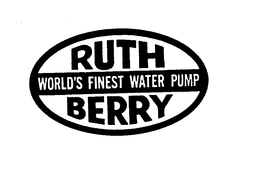 RUTH BERRY WORLD'S FINEST WATER PUMP trademark
