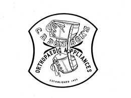 C. D. DENISON'S ORTHOPAEDIC APPLIANCES ESTABLISHED 1922 trademark