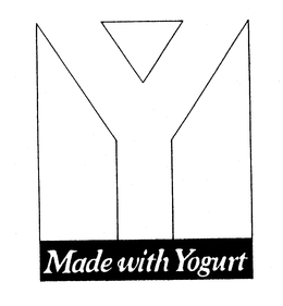 Y MADE WITH YOGURT trademark