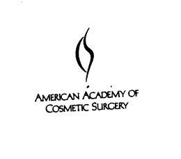 AMERICAN ACADEMY OF COSMETIC SURGERY trademark