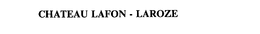 CHATEAU LAFON - LAROZE trademark