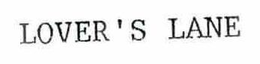 LOVER'S LANE trademark