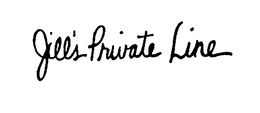 JILL'S PRIVATE LINE trademark