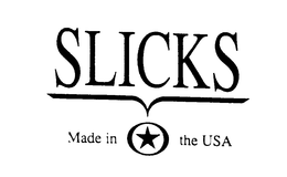 SLICKS MADE IN THE USA trademark