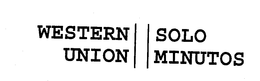 WESTERN UNION SOLO MINUTOS trademark