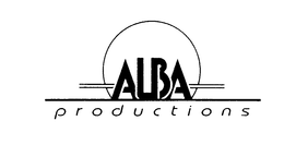 ALBA PRODUCTIONS trademark