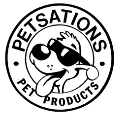 PETSATIONS PET PRODUCTS trademark