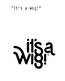 IT'S A WIG! trademark